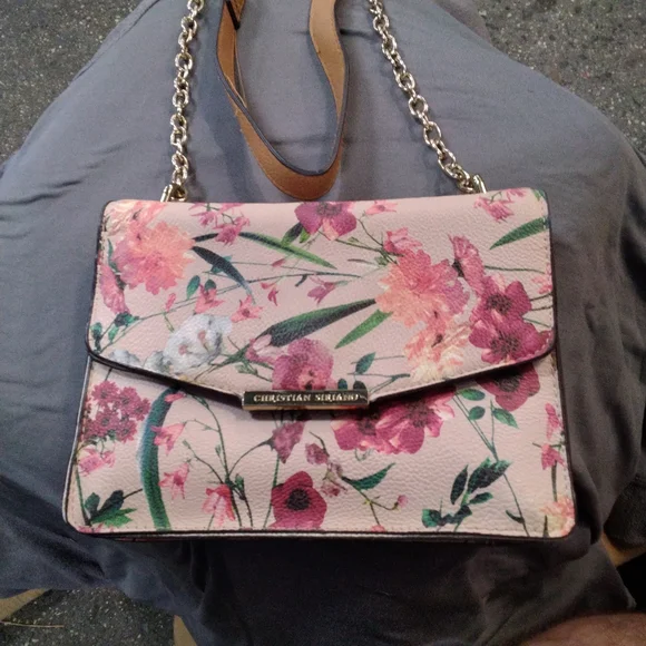 Christian Siriano Floral Pink Women's Bag - Picture 4 of 7